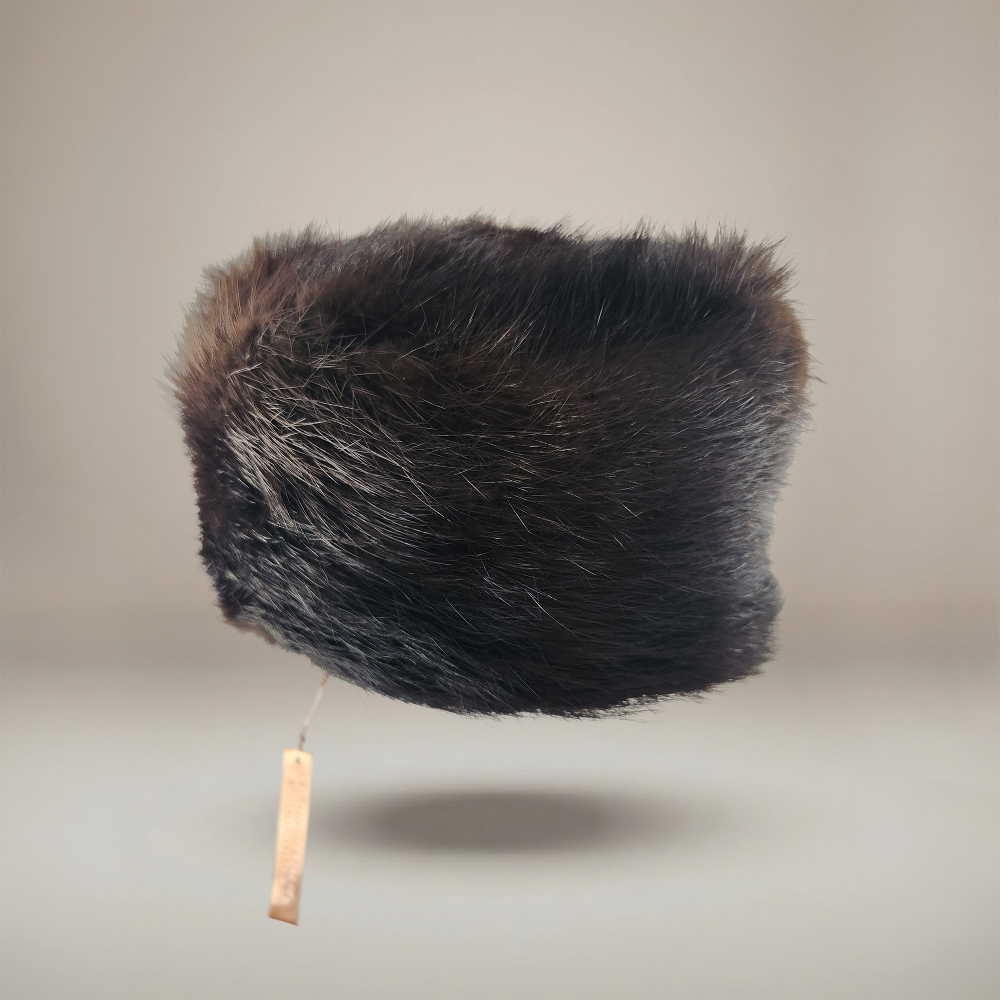 Beaver Pillbox Hat