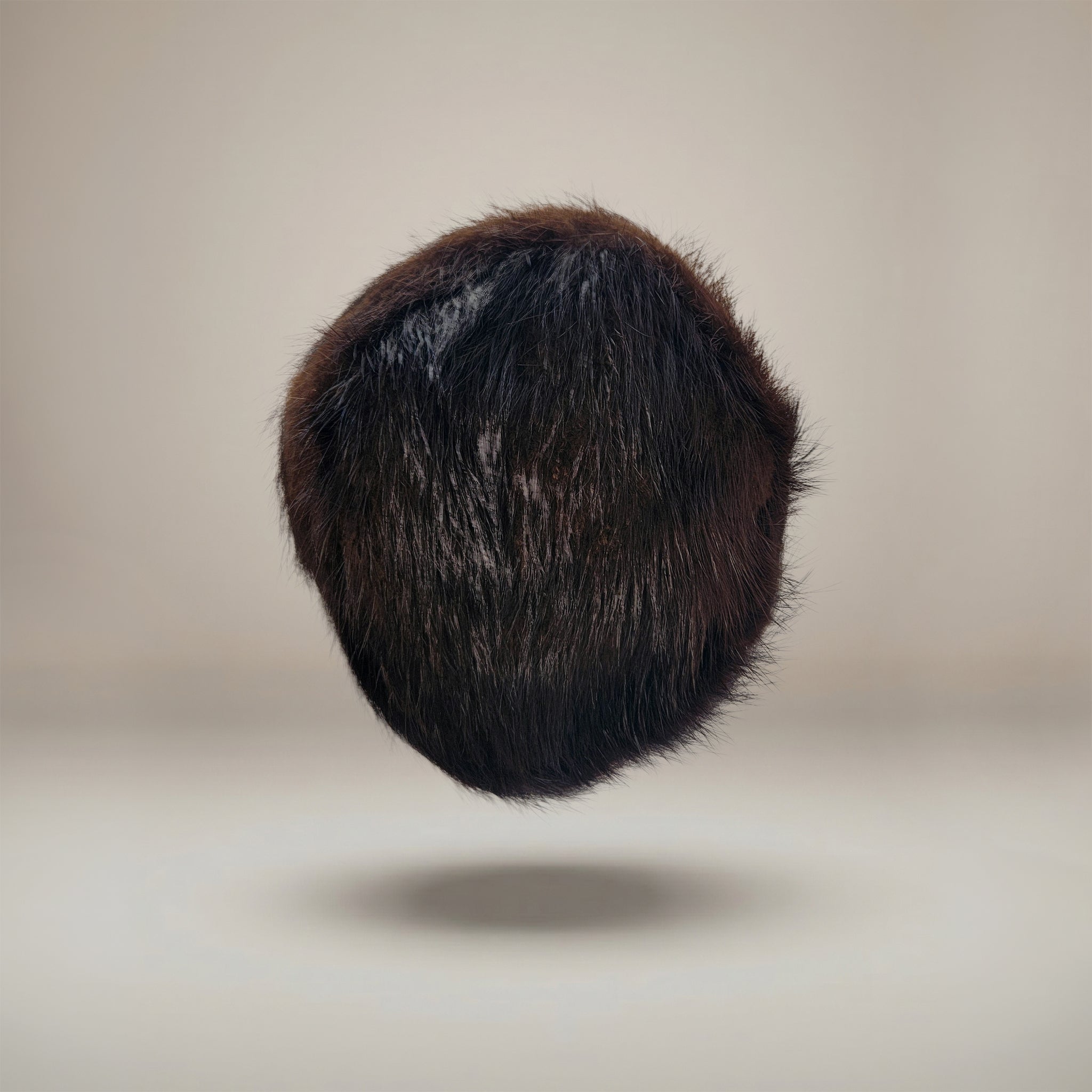 Beaver Pillbox Hat